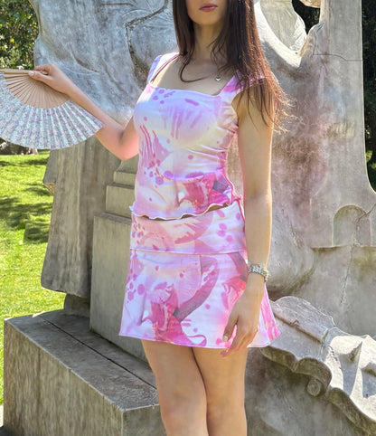 The orchid mini skirt