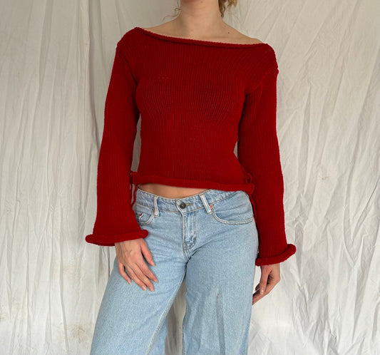 Red sweater