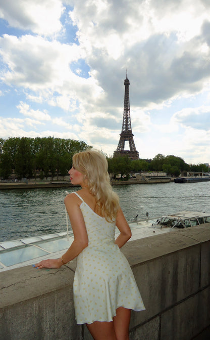 The Lemon mini dress - Scoop back