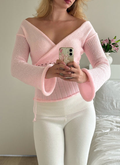 The Olivia sweater - baby pink