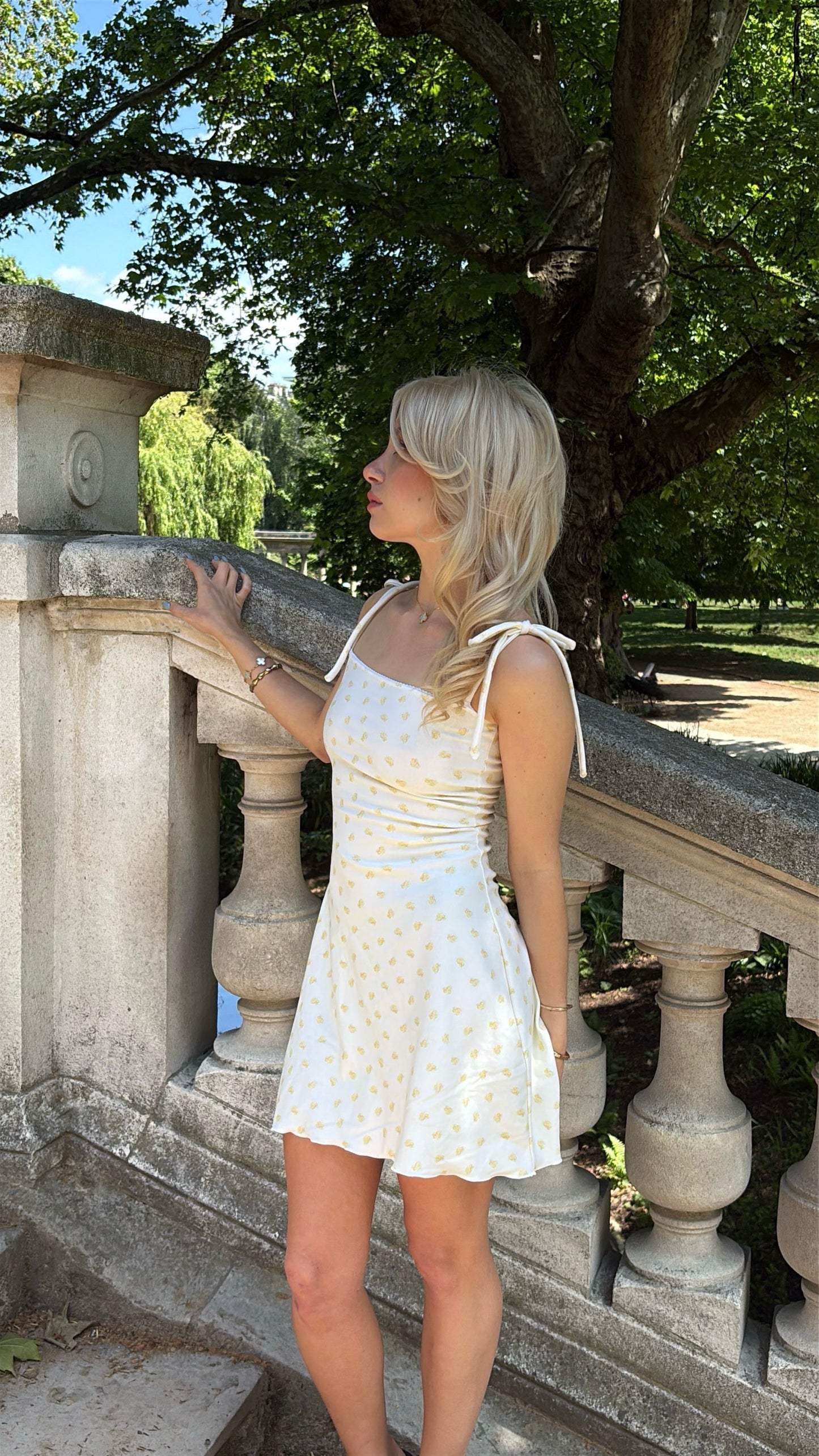 The Lemon mini dress - Scoop back