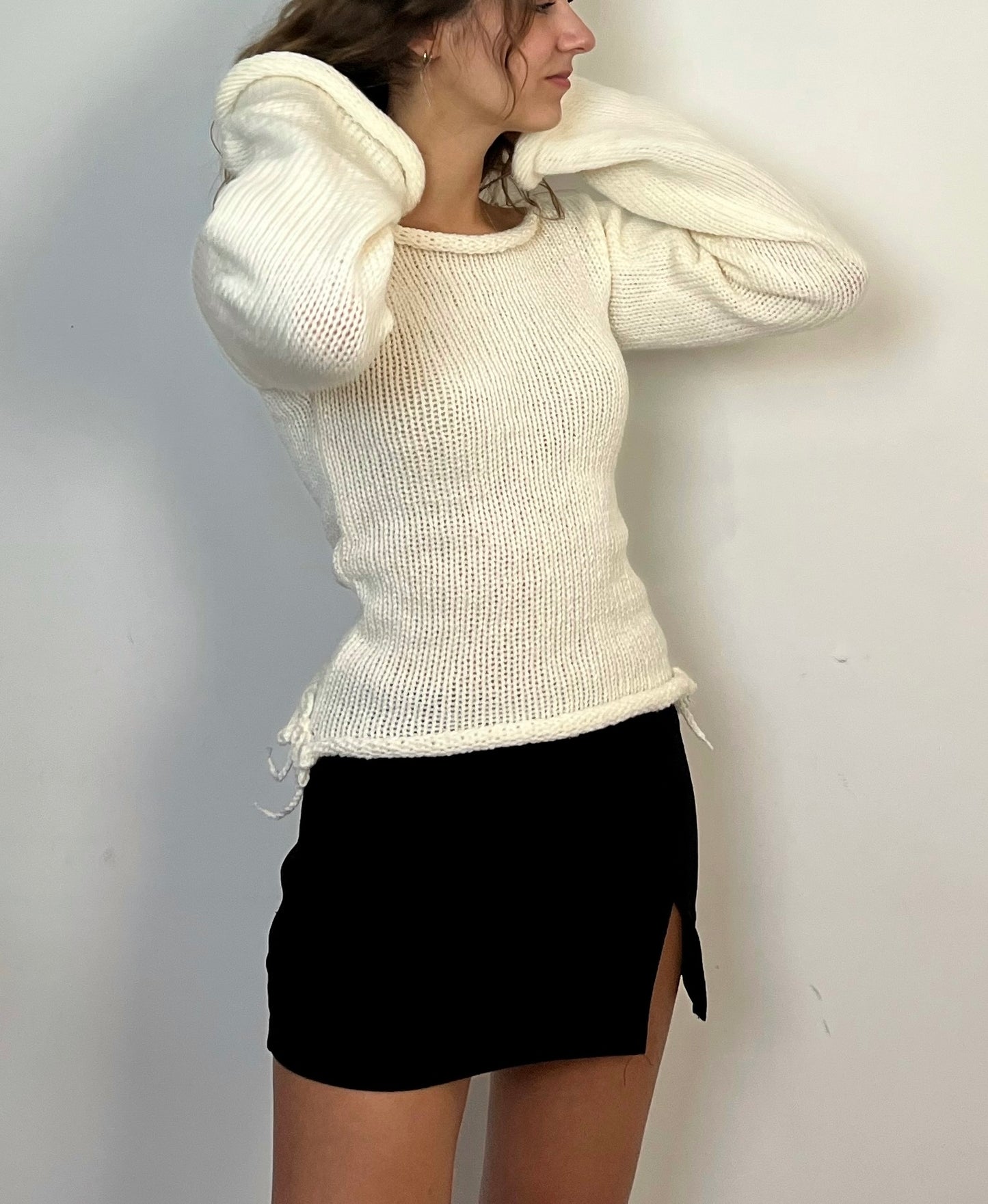 White sweater